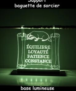 Blaireau ( Support à Baguette Magique ) Base Lumineuse