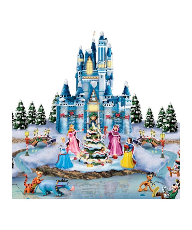 Diorama Figurine ( Disney ) Sculpture Hiver Personnages Château 3 Diorama Figurine ( Disney ) Sculpture Hiver Personnages Château - Image 3