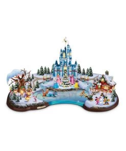 Diorama Figurine ( Disney ) Sculpture Hiver Personnages Château