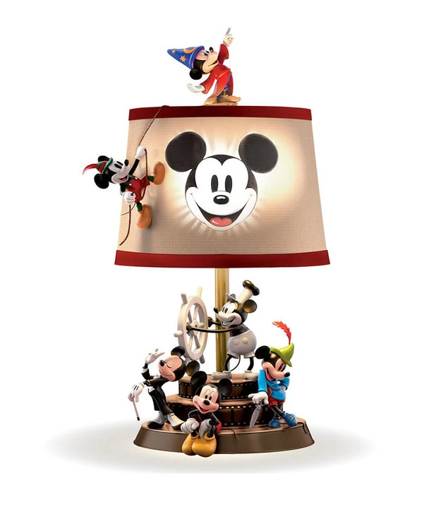 Lampe Bradford Exchange Mickey Au Fils Des Ans ( Disney ) 1 Lampe Bradford Exchange Mickey Au Fils Des Ans ( Disney )