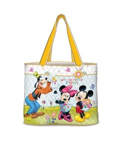 Sac à Main ( Disney ) Tote Springtime Fun Mickey Minnie Goofy