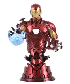 Buste En Résine Iron Man ( Marvel ) Pièce Numérotée Diamond Select Toys