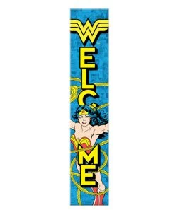 Dc Comics ( Enseigne De Porche ) Wonder Woman Bienvenue