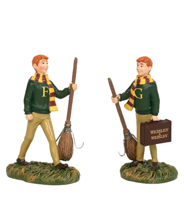 Fred Et George Weasley Figurine Department 56 ( Harry Potter ) 1 Fred Et George Weasley Figurine Department 56 ( Harry Potter )