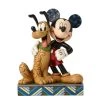 Disney ( Figurine Disney Traditions ) Pluto & Mickey