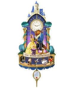 Disney ( Horloge Animée ) La Belle Et La Bête