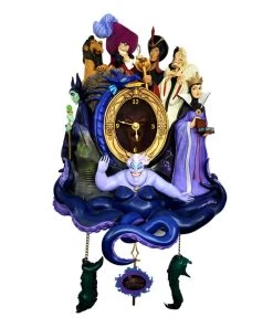 Disney ( Horloge Animée ) Les Vilains