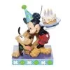 Figurine Mickey Et Pluto ( Disney ) Anniversaire