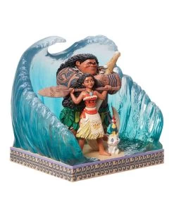 Figurine Moana ( Disney ) Scène De Vague -PopGalaxy Deals Store disney traditions figurine moana disney scene de v 3