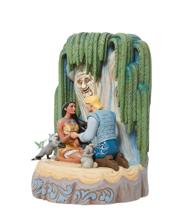 Figurine Pocahontas Et John ( Disney ) Arbre 2 Figurine Pocahontas Et John ( Disney ) Arbre - Image 2