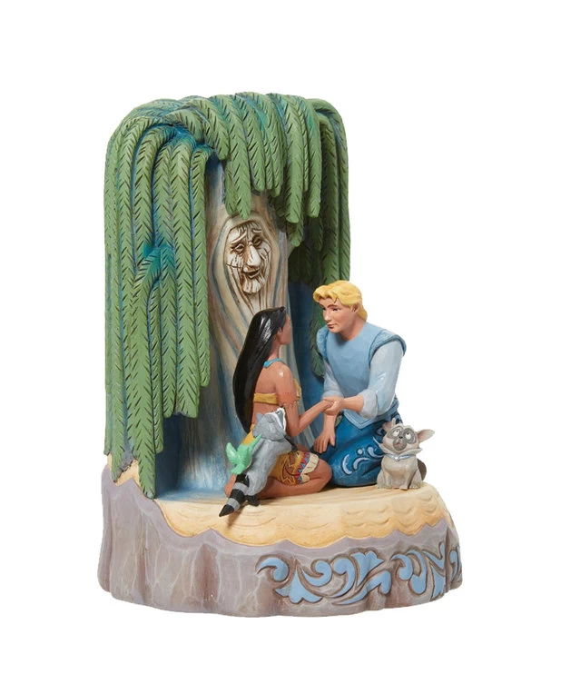 Figurine Pocahontas Et John ( Disney ) Arbre 4 Figurine Pocahontas Et John ( Disney ) Arbre - Image 4
