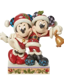 Mickey Et Minnie Noel ( Disney ) Figurine Disney Traditions