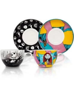 Ensemble Tasse à Thé Et Soucoupe ( L'étrange Noel De Monsieur Jack ) Jack Et Sally