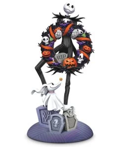 Figurine Interchangeable ( L'Étrange Noel De Monsieur Jack ) Bradford Exchange Jack Skellington Et Zéro