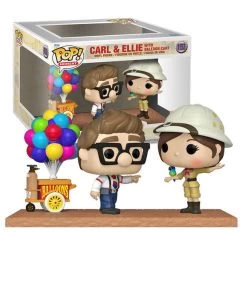 Là-Haut 1152 ( Funko Pop ) Carl & Ellie Avec Un Chariot De Ballons