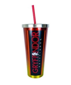 Gryffondor Verre En Acrylique Avec Paille ( Harry Potter )