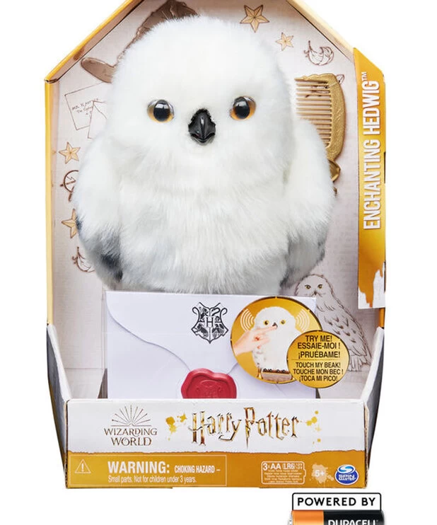 Hedwige Enchanté ( Harry Potter ) Peluche Animée 1 Hedwige Enchanté ( Harry Potter ) Peluche Animée