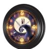 Horloge Jack Et Sally Ronde Lumineuse Bradford ( Disney )