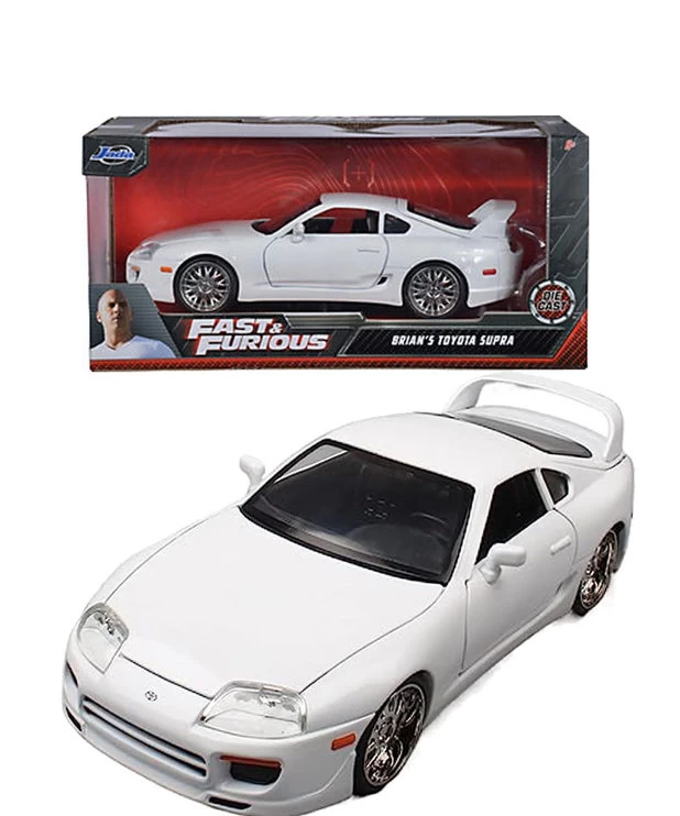 Jada Toys Brian Toyota Supra ( Rapides Et Dangereux ) Voiture De Collection En Métal 1:24 1 Jada Toys Brian Toyota Supra ( Rapides Et Dangereux ) Voiture De Collection En Métal 1:24