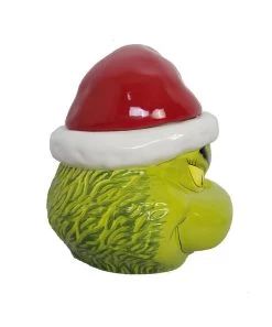 Jarre à Biscuits En Céramique ( Le Grinch ) -PopGalaxy Deals Store jarre a biscuits en ceramique le grinch 3