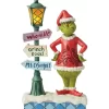 Le Grinch Et Son Lampadaire Illuminé ( Le Grinch ) Figurine Jim Shore
