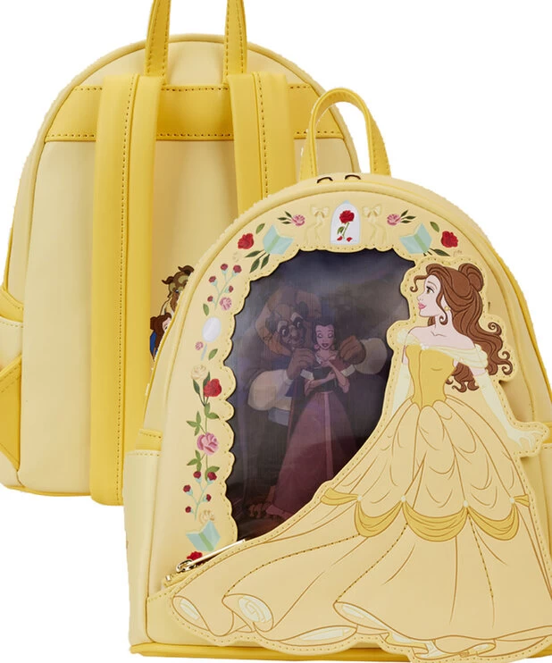 Belle Et La Bête Lenticulaire ( Disney ) Mini Sac à Dos Loungefly 1 Belle Et La Bête Lenticulaire ( Disney ) Mini Sac à Dos Loungefly