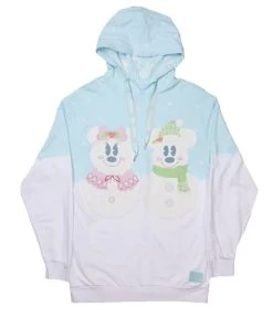 Chandail à Capuchon ( Loungefly Disney ) Mickey & Minnie Bonhomme De Neige 12 Chandail à Capuchon ( Loungefly Disney ) Mickey & Minnie Bonhomme De Neige -PopGalaxy Deals Store loungefly chandail a capuchon loungefly disney mic 4