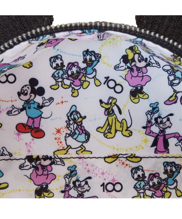 Mickey Velours Noir ( Disney ) Sac à Bandoulière Loungefly 2 Mickey Velours Noir ( Disney ) Sac à Bandoulière Loungefly - Image 2