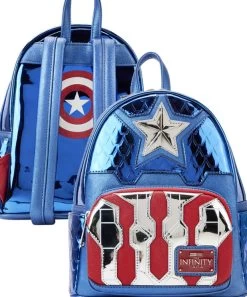 Mini Sac à Dos Capitaine América Métallique Loungefly ( Marvel )