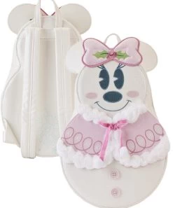 Mini Sac à Dos ( Loungefly Disney ) Minnie Bonhomme De Neige