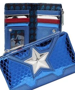 Portefeuille Capitaine América Métallique Loungefly ( Marvel )