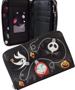 Portefeuille ( Loungefly Disney L'étrange Noel De Monsieur Jack ) Lumières De Noel Personnages