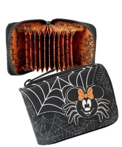 Portefeuille ( Loungefly Disney ) Minnie Mouse Halloween Araignée