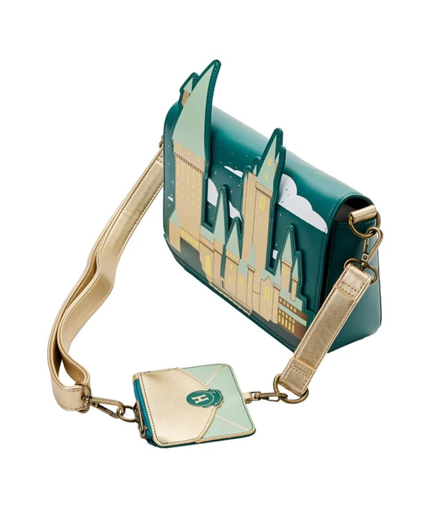 Poudlard Sac à Main Avec Petit Portefeuille Loungefly ( Harry Potter ) 2 Poudlard Sac à Main Avec Petit Portefeuille Loungefly ( Harry Potter ) - Image 2