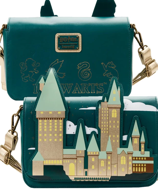 Poudlard Sac à Main Avec Petit Portefeuille Loungefly ( Harry Potter ) 1 Poudlard Sac à Main Avec Petit Portefeuille Loungefly ( Harry Potter )