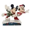 Mickey & Minnie Âmes Soeurs En Patin ( Disney ) Figurine Disney Traditions