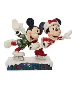 Mickey & Minnie Âmes Soeurs En Patin ( Disney ) Figurine Disney Traditions