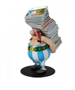 Obélix ( Figurine ) Pile D'albums