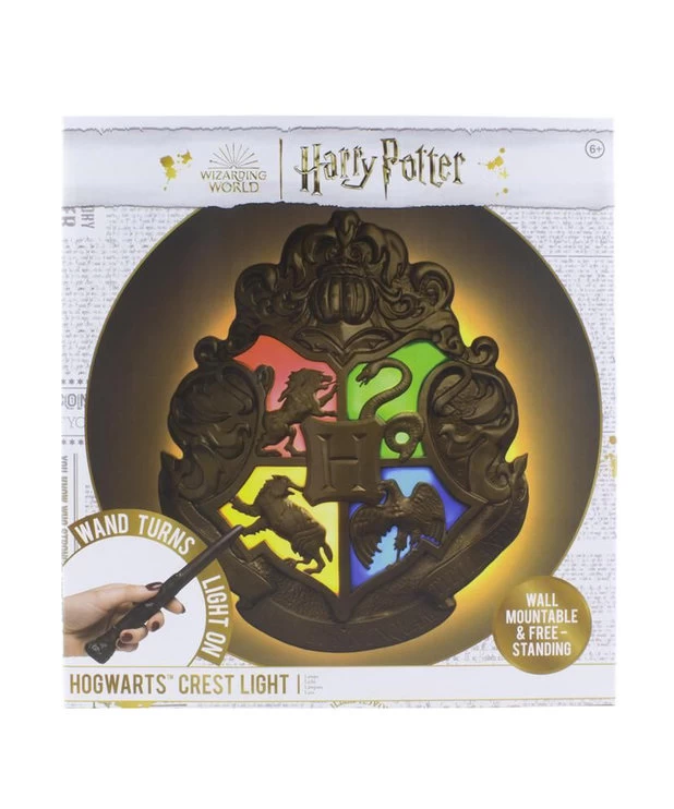 Paladone Lumière Logo Poudlard ( Harry Potter ) Lumière Avec Manette Baguette 2 Paladone Lumière Logo Poudlard ( Harry Potter ) Lumière Avec Manette Baguette - Image 2