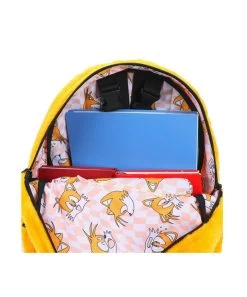 Sac à Dos Réversible En Peluche ( Sonic The Hedgehog ) Tails -PopGalaxy Deals Store sac a dos reversible en peluche sonic the hedgehog 3