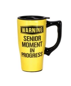 Warning Senior Moment Tasse De Transport
